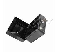 CHICIRIS Mini Caja de Seguridad Portátil con Cerradura para Dinero en Efectivo, Caja Fuerte para Monedas, Hierro Duradero, Respetuoso con el Medio Ambiente, Fuerte para el Hogar y la Oficina para