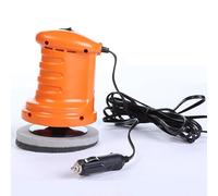 CHICIRIS Mini Máquina de Encerado para Coche, Pulidor Eléctrico Portátil de 12V para Coche con Alta Eficiencia para Encerar, Pulir y Eliminar Arañazos (ORANGE)