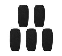 CHICIRIS Mini Parabrisas para Micrófono, Cubiertas de Espuma Negras para Micrófonos de Solapa y Auriculares, Paquete de 5, Varios Tamaños, Protección de Reducción de Ruido (Tipo C)