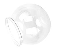 CHICIRIS Mini Pecera de Plástico, Pecera Transparente Irrompible para Estantería de Escritorio, Peces Pequeños, Dormitorio, Alta Transmitancia de Luz, Duradera, Plástico (tamaño pequeño)