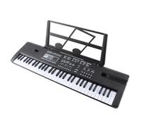CHICIRIS Mini Teclado Digital de 61 Teclas con Micrófono para Niños, Principiantes, Tocar Música, Estimular el Interés, Desarrollar la Escucha, 16 Timbres, 8 Sonidos de Batería, 10