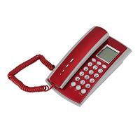 CHICIRIS Mini Teléfono Colgante con Identificación de Llamadas para la Decoración del Hotel de la Oficina en Casa, Línea Telefónica del Reino Unido - KX T071CID -1 (Rojo)