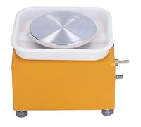 CHICIRIS Mini Torno de Alfarería, Diseño Compacto y Liviano con Lavabo Extraíble para Arte Cerámico, Bricolaje, Enseñanza Escolar, Uso Doméstico, Velocidad Ajustable de 0 a 2000 RPM (Aleación,