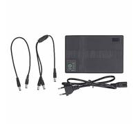 CHICIRIS Mini UPS, Fuente de Alimentación Ininterrumpida de Respaldo de Batería 10400 MAh 36 W con Opciones de Entrada Dual y Protección Inteligente Múltiple para Seguridad del Módem del (Enchufe de