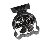 CHICIRIS Mini Ventilador de Estufa de Leña de 6 Aspas, Flujo de Aire Eficiente, Circulación de Calor para Chimenea y Quemador de Leña, Uso Interior, Aluminio, 20,71 Oz