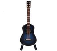 CHICIRIS Modelo de Guitarra de Madera en Miniatura para Decoración del Hogar, Exquisito Oficio Hecho a Mano, Amigos o Familiares Ideales (10 cm)