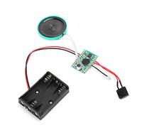 CHICIRIS Módulo de Grabación de Voz de de Bricolaje de 4 Minutos, Reproducción del Disparador del Sensor de Luz una Vez, con Altavoz de 16 Ω 0,25 W, para Tarjetas de Navidad, Cajas de