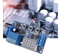 CHICIRIS Módulo de relé temporizador LED pantalla digital ajustable retardo encendido/apagado interruptor de ciclo para uso industrial 30V 5A Control -actuador