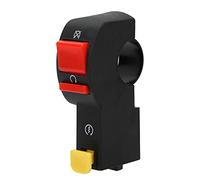 CHICIRIS Motocicleta ATV Motor Stop Start/Kill Interruptor de Botón Momentáneo Manillar Encendido Apagado Arranque Apto para Pit Quad Dirt Bike Bobinas de Encendido
