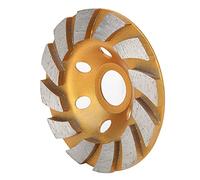 CHICIRIS Muela Abrasiva de Diamante de 4 Pulgadas, Abrasivo de Diamante de Alta Dureza para Baldosas de Piedra de Granito de Hormigón, con Bloque de Soldadura de Alta Frecuencia para un (gran bulto)