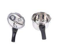 CHICIRIS Olla a Presión de Acero Inoxidable de bajo Consumo, Máquina para Hacer Sopa de Cocción Rápida para Uso Doméstico con Ergonómico, Material 304 (2L)