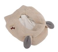 CHICIRIS Orejeras para el Cuidado de Perros Gorro con Orejas de Conejo Tejido con Reducción de Ruido, Material de Felpa Suave, Alivio del Estrés para Perros Grandes, Adecuado para Actividades Al