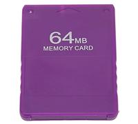 CHICIRIS Para Tarjeta de Memoria de Juego de 64 MB Solución de Almacenamiento de Alta Velocidad Para, Material ABS Duradero Para Todos los Juegos (PURPLE)