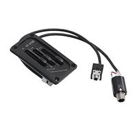 CHICIRIS Pastilla para Violín, de Control de Tono Activo con Control de Volumen, Ecualizador Silencioso, Accesorio para Violín y Violonchelo Eléctricos, Respuesta de Frecuencia de 20 Hz