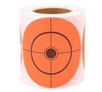 CHICIRIS Pegatinas de Objetivos de Tiro, Rollo de Papel Autoadhesivo para Tiro con, Paquete de 200, Entrenamiento de Práctica para Interiores y Exteriores, Accesorios de Rojo