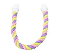 CHICIRIS Percha de Cuerda para Pájaros para Loros, Juguete de Algodón Colorido y Flexible, Soporte Seguro y Flexible para Cacatúas, Periquitos Tortolitos (M)