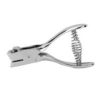 CHICIRIS Perforadora Manual de Metal de un Orificio para Realizar Orificios Perfectos en Tarjetas de Identificación, Diseño de Resorte para una Perforación Suave