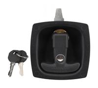 CHICIRIS Pestillo de Manija en T, Manija Plegable en Forma de T con Diseño de Bloqueo de Compresión Construcción de Aleación de Zinc Superficie Mate para Caja de Herramientas de Caja de