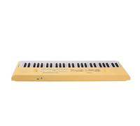 CHICIRIS Piano con Teclado Electrónico de 54 Teclas, Teclado Musical Portátil con Micrófono y Función de Grabación, para Niños Principiantes con 8 Tonos 6 Canciones 5 Ritmos (YELLOW)
