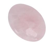 CHICIRIS Piedra de Palma de Cristal para Meditación, Piedra de Preocupación Pulida Suave para Relajación de Yoga, 7,5 Cm (cristal rosa)
