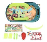CHICIRIS Pinball Machine, Dinosaur Temo Kids Pinball con Pista Ajustable, Juguetes de Tallo para Habilidades Motoras Finas y Aprendizaje, 50.4 X 31.4 X 15.6 Cm