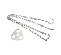 CHICIRIS Placa de Soporte para Acampar de Acero Inoxidable Tablero de Cocina de Trípode Estable para Acampar en los Entusiastas
