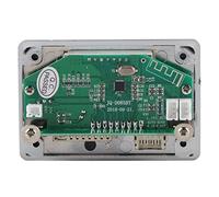 CHICIRIS Placa Decodificadora de MP3 Bluetooth DC12V, Módulo de Audio sin Pérdidas con Radio FM y Pantalla LED Digital, para Unidad Flash USB y Reproducción de Tarjeta de (12V Bluetooth versión negra)