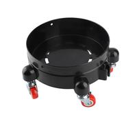 CHICIRIS Plataforma Rodante para Cubo, Plataforma Rodante para Cubo de PP con 5 Ruedas Giratorias, Capacidad de 220.46 LB, para Tambor para Lavado de Autos, Cubos Móviles, Macetas y Cajas de
