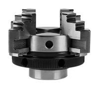 CHICIRIS Portabrocas de Torno de Metal Autocentrante de Alta Resistencia de 50 Mm Mini 4 Mordazas para Torno de Carpintería, Portabrocas de Abrazadera de Tamaño Pequeño para Procesamiento de Metales