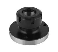 CHICIRIS Portabrocas ER32, Herramienta de Fresado de Torno CNC de Acero Al Carbono de 80 Mm y 100 Mm de Diámetro, con Alta Resistencia y Dureza, para Fresadora (ER32-80mm)