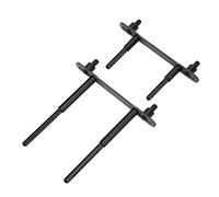 CHICIRIS Poste de Montaje de Carcasa RC, Postes de Montaje de Cuerpo de Fibra de Carbono de Aleación de Aluminio, Kit Delantero Trasero para Axial SCX10 90046 90047 1 10 RC Crawler con Hebillas R