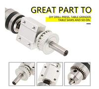 CHICIRIS Prensa de Taladro de Bricolaje de Ensamblaje de Husillo sin Alimentación de Alta Precisión para Taladro de Mesa Capacidad de Portabrocas de 1,5-10 Mm Metal 5,8 * 1,6 Pulgadas para