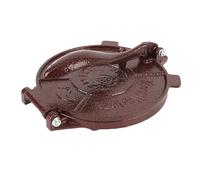 CHICIRIS Prensa para Tortillas de Hierro Fundido, Máquina para Hacer Tortillas, Panqueques y Pasteles Artesanales, Ahorra Tiempo y Esfuerzo, Adecuada para Varias Bases de Pan Plano,