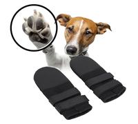 CHICIRIS Protector de Goma para Patas, Botas Antideslizantes para Perros, Ajustables para Recuperación de Heridas, Zapatos Suaves Impermeables para Perros, 2 uds. (M)