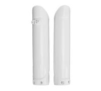 CHICIRIS Protector de Horquilla Delantera ABS Cubiertas Protectoras de Horquilla Delantera 2 Piezas Protección de Amortiguador Fácil Instalación para Conducción Todoterreno para Modelos EXC SX XC FC