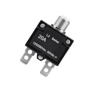 CHICIRIS Protector de Sobrecarga del Interruptor Térmico de Reinicio AC 125/250V, Disyuntor Compacto para Uso Automotriz e Industrial (20A)
