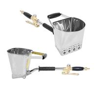 CHICIRIS Pulverizador de Cemento de Aluminio, Herramienta de Pintura Rápida para Sitios de Construcción Grandes Hechos de Material (patrón de Aleatorio, 18,1 X 7,3 X 7,9 pulgadas)