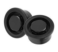 CHICIRIS Pvc Surfboard Paddle Board Hole de Ventilación Automático Accesorio Impermeable para Tablas de Pádel, Surfistas, Placeres - Negro, 2 PCS (BLACK)