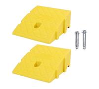 CHICIRIS Rampas para Aceras de Servicio Pesado, Rampas de Entrada Livianas y Portátiles, Paquete de 2, para Automóviles, Motocicletas, Bicicletas, Carros, Plataformas Rodantes,