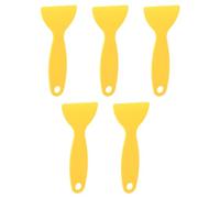 CHICIRIS Raspador Removedor de Resina Flexible Espátula para Impresora 3D Wanhao D8 Nova Yellow - 5 Piezas Herramienta Limpia Duradera para Impresoras de Curado Livianas Uso Multipropósito