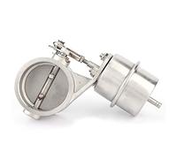 CHICIRIS Recorte de Escape Activado por Vacío, Válvula de Control de Escape de Acero Inoxidable 304 de 2 Pulgadas Normalmente Cerrada, con Cojinete de Extremo de Varilla, para Tubo de
