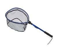 CHICIRIS Red de Pesca Flotante, Malla de Goma sin Enganches, Red de Aterrizaje Plegable de Aleación de Aluminio para Regalo de Pesca en Kayak de Barco de Agua Salada Dulce (Blue)