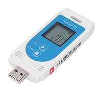 CHICIRIS Registrador de Datos de Temperatura, Monitor USB de Humedad y Temperatura con Pantalla LCD para Grabación de Logística de Refrigeradores de Almacén -30 ℃ a 60 ℃ 32000 Puntos