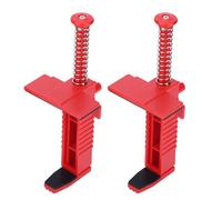 CHICIRIS Revestimiento de Ladrillo Conveniente Herramienta de Albañilería Rápida para Constructor Herramienta Manual Ingeniería Plástico Azul 2 Piezas para Albañil (rojo)