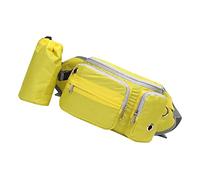 CHICIRIS Riñonera para Perros, Bolsa Multifuncional de Gran Espacio para Golosinas para Caminar Al Aire Libre, Deportes, Nailon, 14x46cm (Yellow)