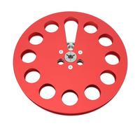 CHICIRIS Robusta Cinta de Sonido de 7 Pulgadas, Carrete Vacío de Aleación de Aluminio para una Experiencia de Grabación Mejorada (rojo)