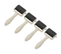 CHICIRIS Rodillo de Goma Brayer, Rodillo de Mano Artesanal de Impresión Suave y Flexible para Estampado de Pintura, 4 Uds.