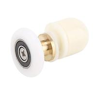 CHICIRIS Rodillos para Puertas de Ducha, Correderas Suaves Resistentes a la Corrosión para Puertas de Baño, 8 Piezas de Latón ABS para Vidrio de 4-8 Mm - Hardware (23mm)