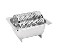 CHICIRIS Roller de Mantequilla, Dispensador de Acero Inoxidable para una Aplicación de Mantequilla Incluso para Pan, Perros Calientes, Sándwiches y Hamburguesas, Rodillo Desmontable
