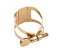 CHICIRIS Saxofón tenor metálico, ajuste dorado con un solo tornillo, 1,4 x 1,2 x 02 pulgadas, fácil instalación para mejorar la calidad del sonido (para saxofón tenor)